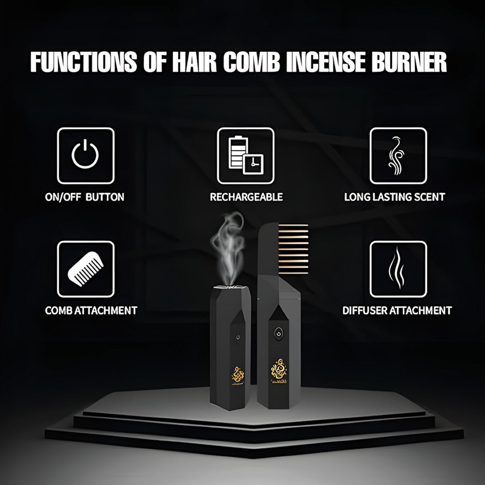 2 in 1 Hair Comb Incense Burner