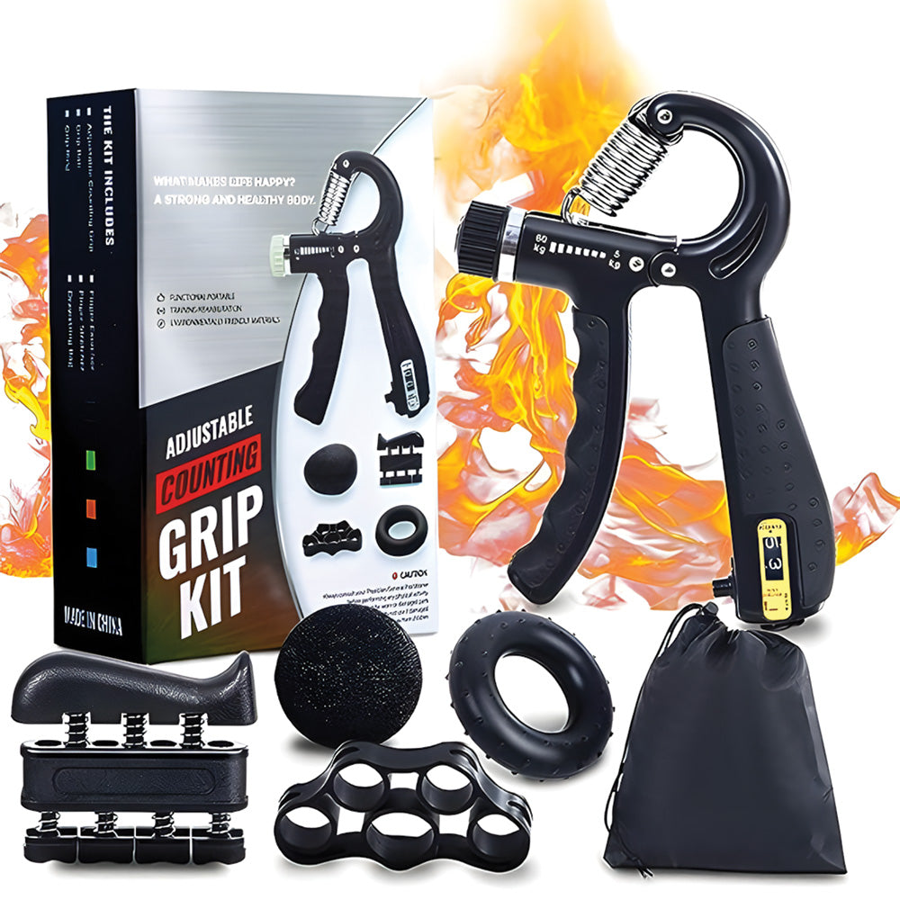 6 PCS Hand Grip Strengthener Kit